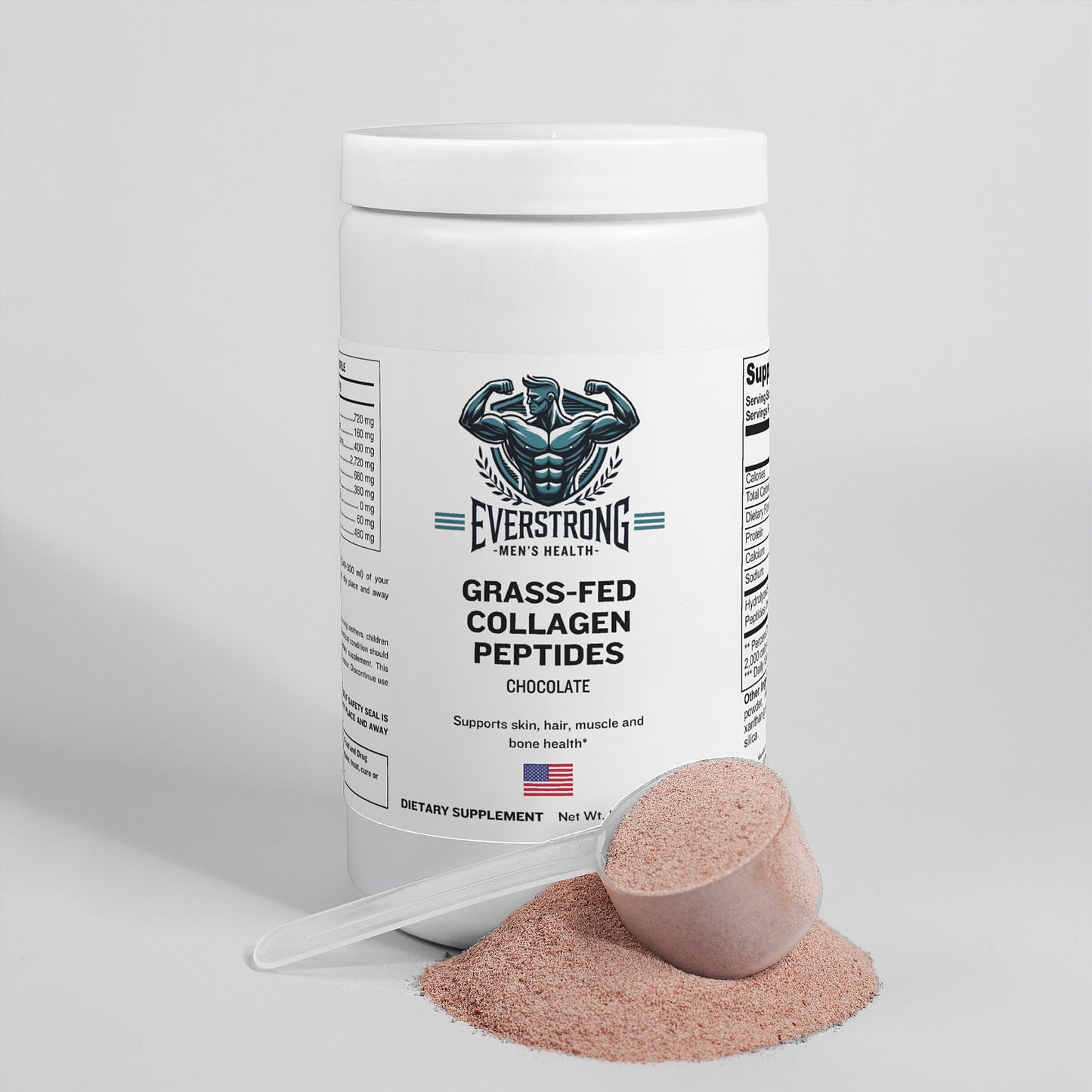 Grass-Fed Collagen Peptides Powder (Chocolate)